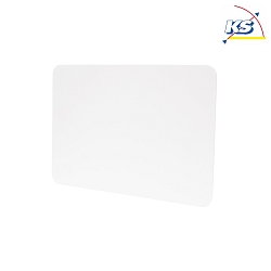 Side cover for series NIHAL, metal, 13cm, IP20, white