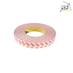 3M Double-sided adhesive tape, length 50 metres, width/strength 20 x 0,2mm