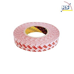 3M Double-sided adhesive tape, length 50 metres, width/strength 25 x 0,2mm