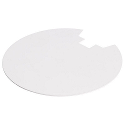 Rear cover for series UNI II MAX, � 11.7cm, white