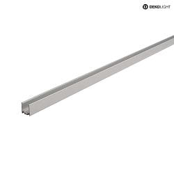 Profil til D FLEX LINE MINI LED Strip, 100cm, anodiseret aluminium, slv matt