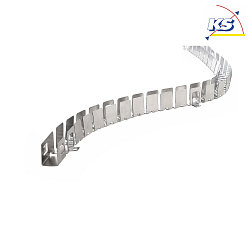 Flex Profil til D FLEX LINE SIDE LED Strip, 50cm (rolle), anodiseret aluminium, slv matt