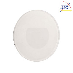 Cover ROUND for recessed LED wall luminaire ALWAID, misty, white