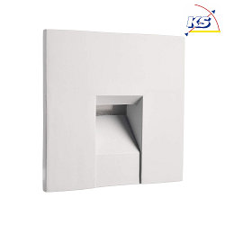 Cover SQUARE for recessed LED wall luminaire ALWAID, white