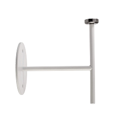 V�gholder til magnetisk lampe MIRAM, B/H: 8,5cm/9,6cm, hvid