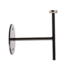 V�gholder til magnetisk lampe MIRAM, B/H: 8,5cm/9,6cm, sort