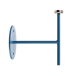 V�gholder til magnetisk lampe MIRAM, B/H: 8,5cm/9,6cm, bl�
