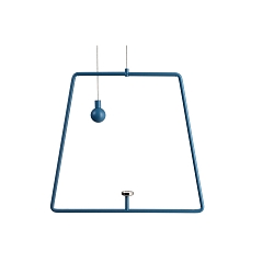 Pendel til magnetisk lampe MIRAM, B/H: 20,5cm/18,5cm, bl�