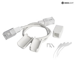 flex connector, white