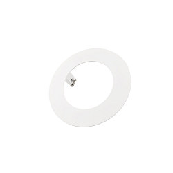 reducing ring 155/95MM round, mechanical, built-in version, traffic white