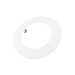 reducing ring 240/180MM round, mechanical, built-in version, traffic white