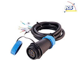 Cable system, Weipu HQ 12/24/48V Feed-in cable 5-pin, 5 meters