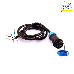 Cable system, Weipu HQ 12/24/48V Feed-in cable 4-pin, 5 meters