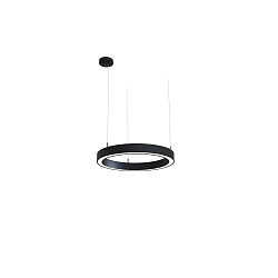pendant luminaire LAUTARO 600/60 DOWN OPAL P3 IP20, black dimmable