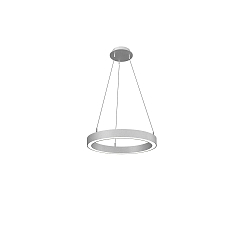 pendant luminaire LAUTARO 600/60 UP/DOWN OPAL M3 IP20, white dimmable