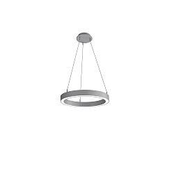 pendant luminaire LAUTARO 600/60 UP/DOWN OPAL M3 IP20, light grey dimmable
