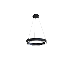 pendant luminaire LAUTARO 600/60 UP/DOWN OPAL M3 IP20, black dimmable