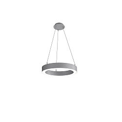 pendant luminaire LAUTARO 600/80 UP/DOWN OPAL M3 IP20, light grey dimmable