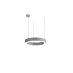 pendant luminaire LAUTARO 600/80 UP/DOWN OPAL P3 IP20, light grey dimmable