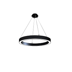 pendant luminaire LAUTARO 900/80 DOWN OPAL M3 IP20, black dimmable
