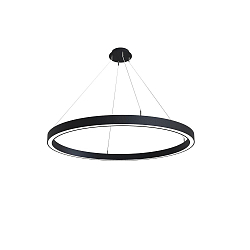 pendant luminaire LAUTARO 1200/60 DOWN PRISMA M4 IP20, black dimmable