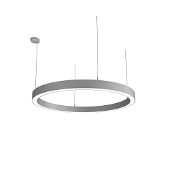 pendant luminaire LAUTARO 1200/80 DOWN OPAL P4 IP20, light grey dimmable