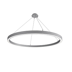 pendant luminaire LAUTARO 1500/60 DOWN PRISMA M5 IP20, light grey dimmable