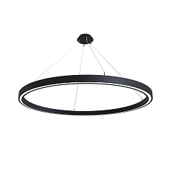 pendant luminaire LAUTARO 1500/60 DOWN PRISMA M5 IP20, black dimmable