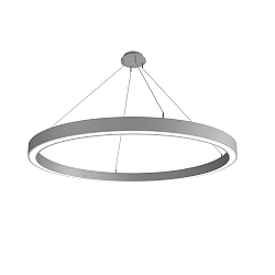 pendant luminaire LAUTARO 1500/80 DOWN OPAL M5 IP20, light grey dimmable
