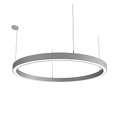 pendant luminaire LAUTARO 1500/80 UP/DOWN PRISMA P5 IP20, light grey dimmable