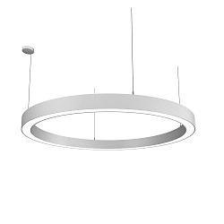 pendant luminaire LAUTARO 1500/100 DOWN OPAL P5 IP20, white dimmable