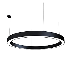 pendant luminaire LAUTARO 1500/100 UP/DOWN PRISMA P5 IP20, black dimmable