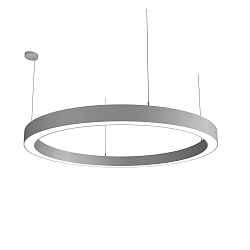 pendant luminaire LAUTARO 1500/100 UP/DOWN PRISMA P5 IP20, light grey dimmable