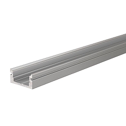 AU-01-08, flad U-Profil til 8 - 9,3 mm LED Strips, 100cm