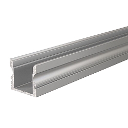 AU-02-10, h�j U-Profil til 10 - 11,3 mm LED Strips, 100cm, anodiseret aluminium