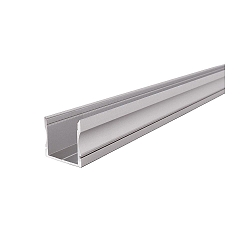 LED Profil AU-02-20 h�j U-Profil til 20-21,3mm LED Strips, 200cm, aluminium anodiseret