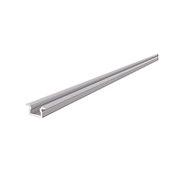 LED Profil ET-01-05 flad T-Profil til 5-5,7mm LED Strips, 200cm