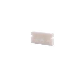 Endekappe P-AU-01-08, 14 mm, 2 stk., hvid