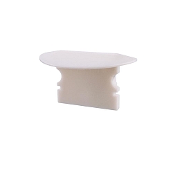 Endcaps P-ET-02-12, 27 mm, 2 items, white