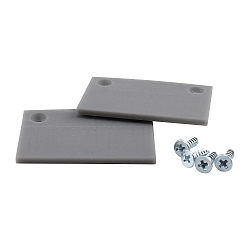 Endkappe P-EU-01-36 s�t 2 stk., grau
