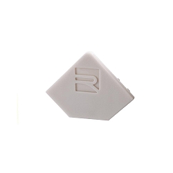 Tilbeh�r til LED Profil P-EV-01-08 Endekappe, 2 stk., gr�