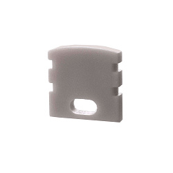 Tilbeh�r til LED Profil F-AU-02-05 Endekappe, 2 stk., gr�