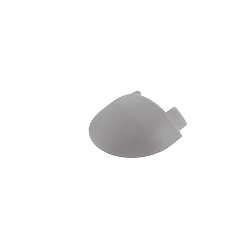Tilbeh�r til LED Profil F-AM-01-10 Endekappe, 2 stk., gr�