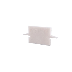 Endekappe H-ET-01-10, 25 mm, 2 stk., hvid