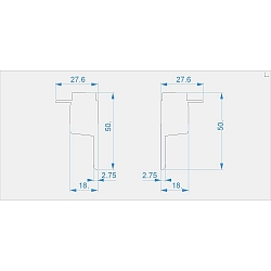 Deko-Light Endekappe H-EL-03-10 s�t 2 stk., gr�