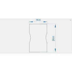 Deko-Light Endekappe H-AU-03-12 s�t 2 stk., gr�