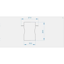 Deko-Light Endekappe H-ET-04-12 s�t 2 stk., gr�