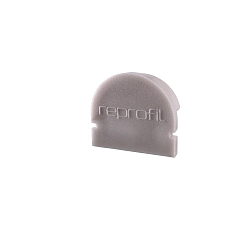 Endcaps R-AU-01-12, 18 mm, 2 items, grey