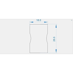 Deko-Light Endekappe R-AU-03-12 s�t 2 stk., gr�