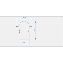 Deko-Light Endekappe R-ET-04-12 s�t 2 stk., gr�